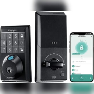 Cerrojo inteligente 4 en 1 con huella, teclado, app y llave 🔐📱🔑