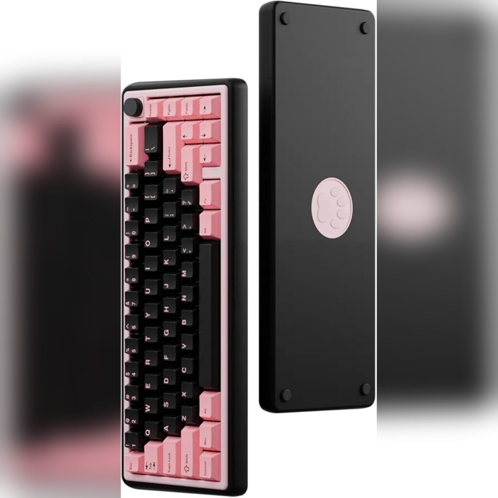 Teclado Mecánico Inalámbrico 65% con Switch Táctil Verde Sprout y Retroiluminación RGB 🎮⌨️💡