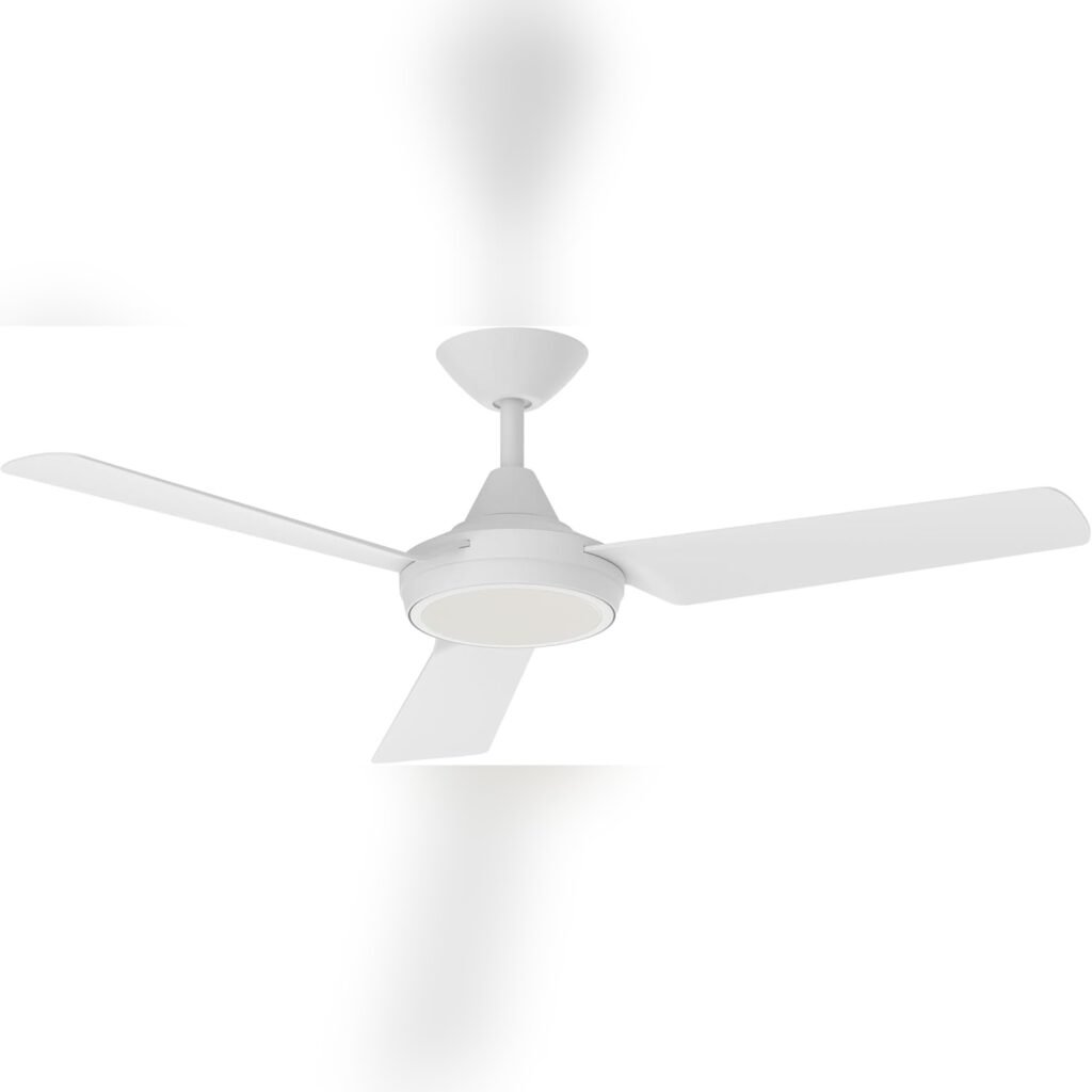 Ventilador de Techo 132 cm con Luz LED, Motor Reversible Silencioso y Control Remoto 🌀💡