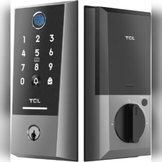 Cerradura Inteligente con Huella, Timbre y Control por App – Compatible con Alexa 🚪🔒📲