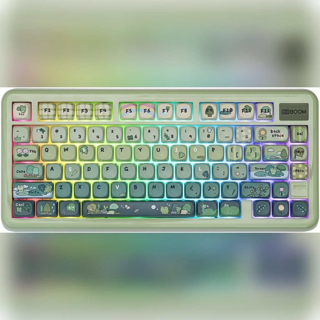 Teclado Mecánico Inalámbrico 75% con Retroiluminación RGB y Teclas Personalizables 🌈⌨️