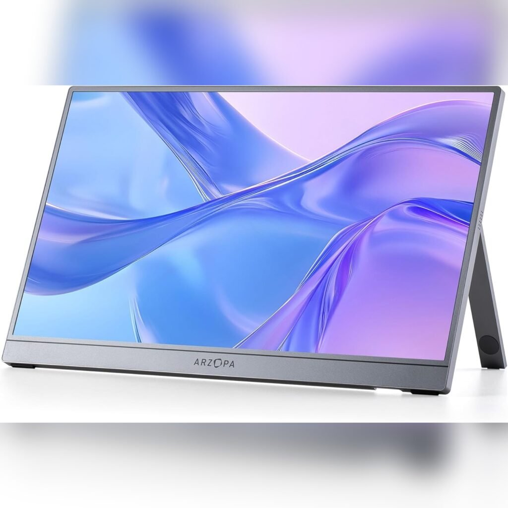 Monitor portátil 15.6 pulgadas FHD 1080P con soporte integrado 💻✨