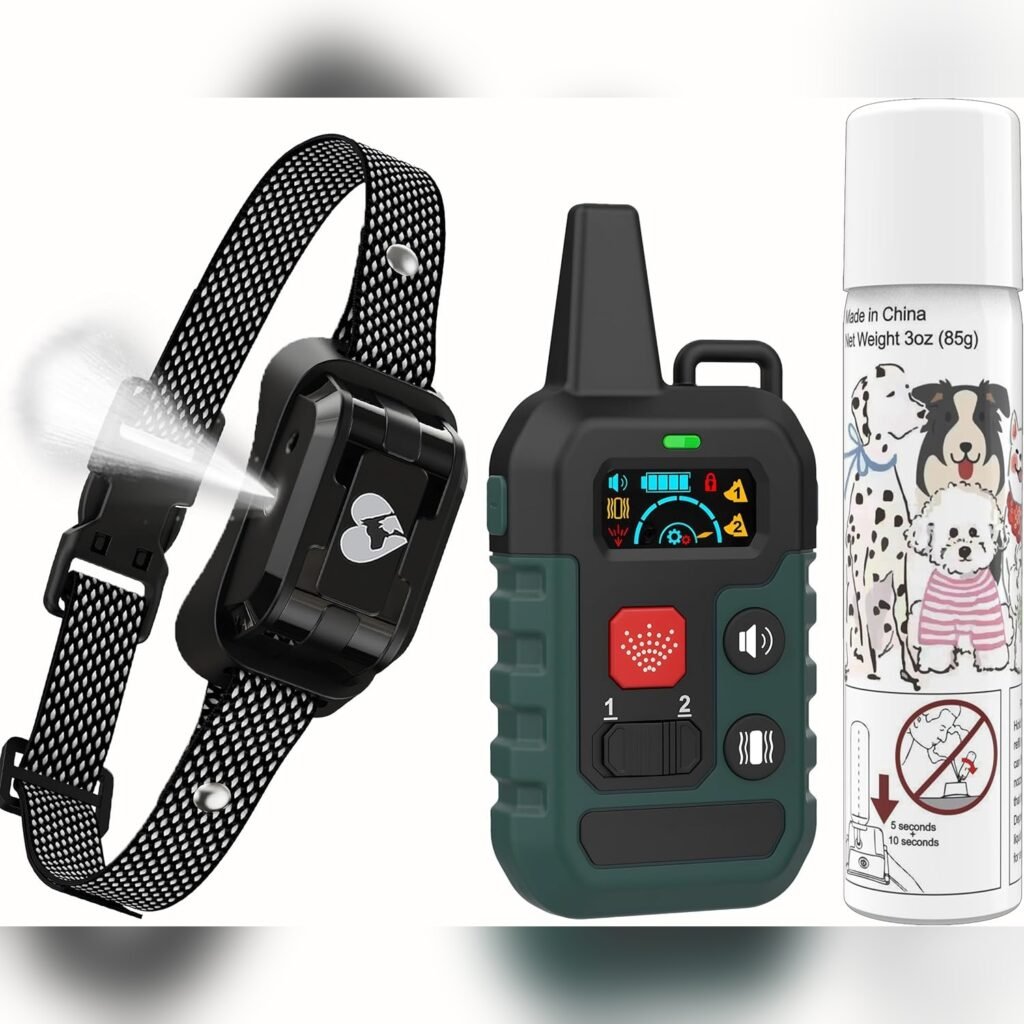 Collar de Adiestramiento con Citronela para Perros con Control Remoto 🐶🟢
