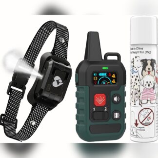 Collar de Adiestramiento con Citronela para Perros con Control Remoto 🐶🟢