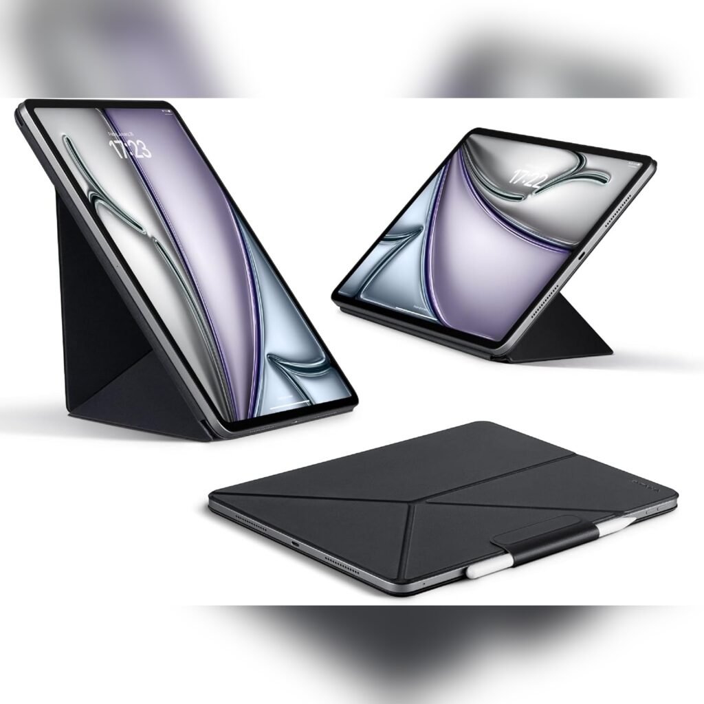 Funda magnética para iPad A16 con soporte y portapencil ✨🧲🖊️