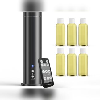 Difusor de Aromas Sin Agua con Bluetooth y 6 Aceites Esenciales 🌬️🖤