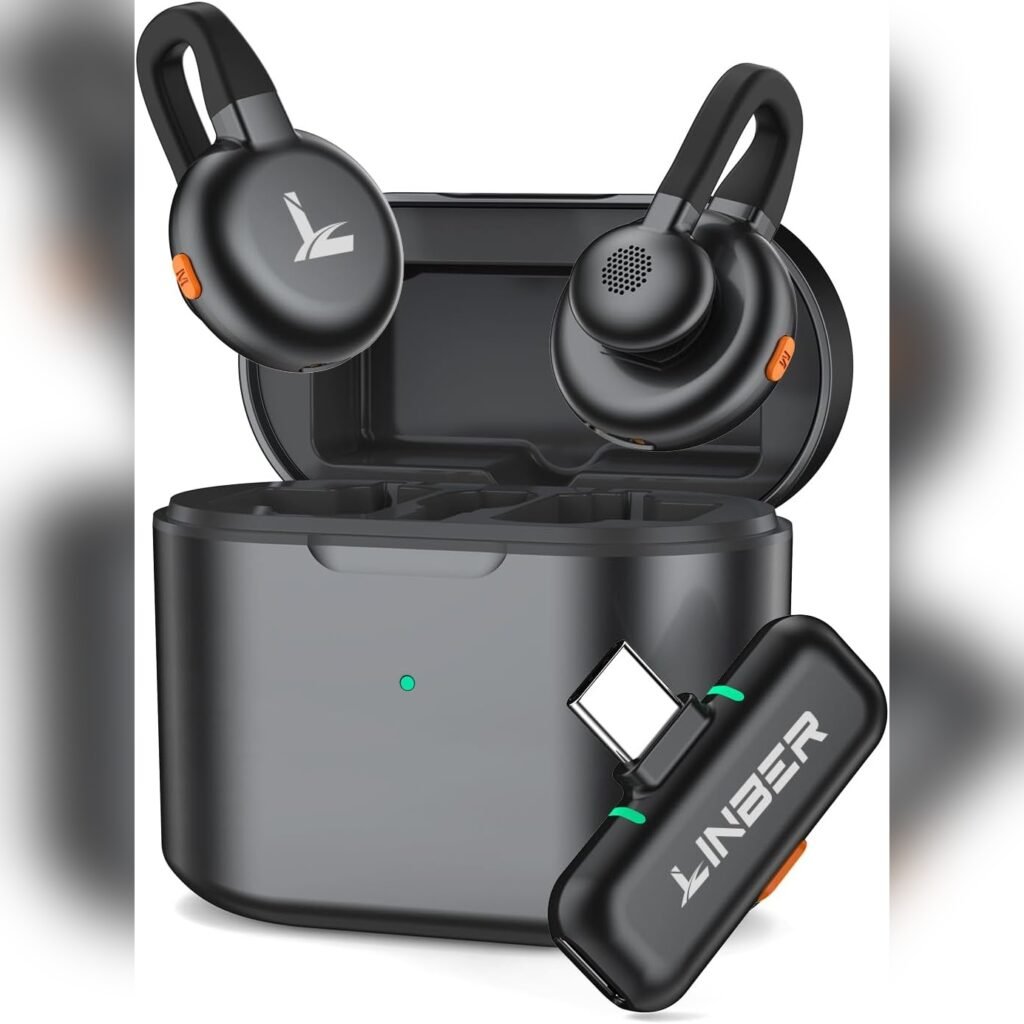Micrófono inalámbrico Lavalier USB-C X27 con cancelación de ruido y estuche de carga 🎤📱
