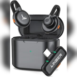 Micrófono inalámbrico Lavalier USB-C X27 con cancelación de ruido y estuche de carga 🎤📱