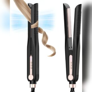 Plancha de Cabello 3 en 1 con Aire Frío 💨✨