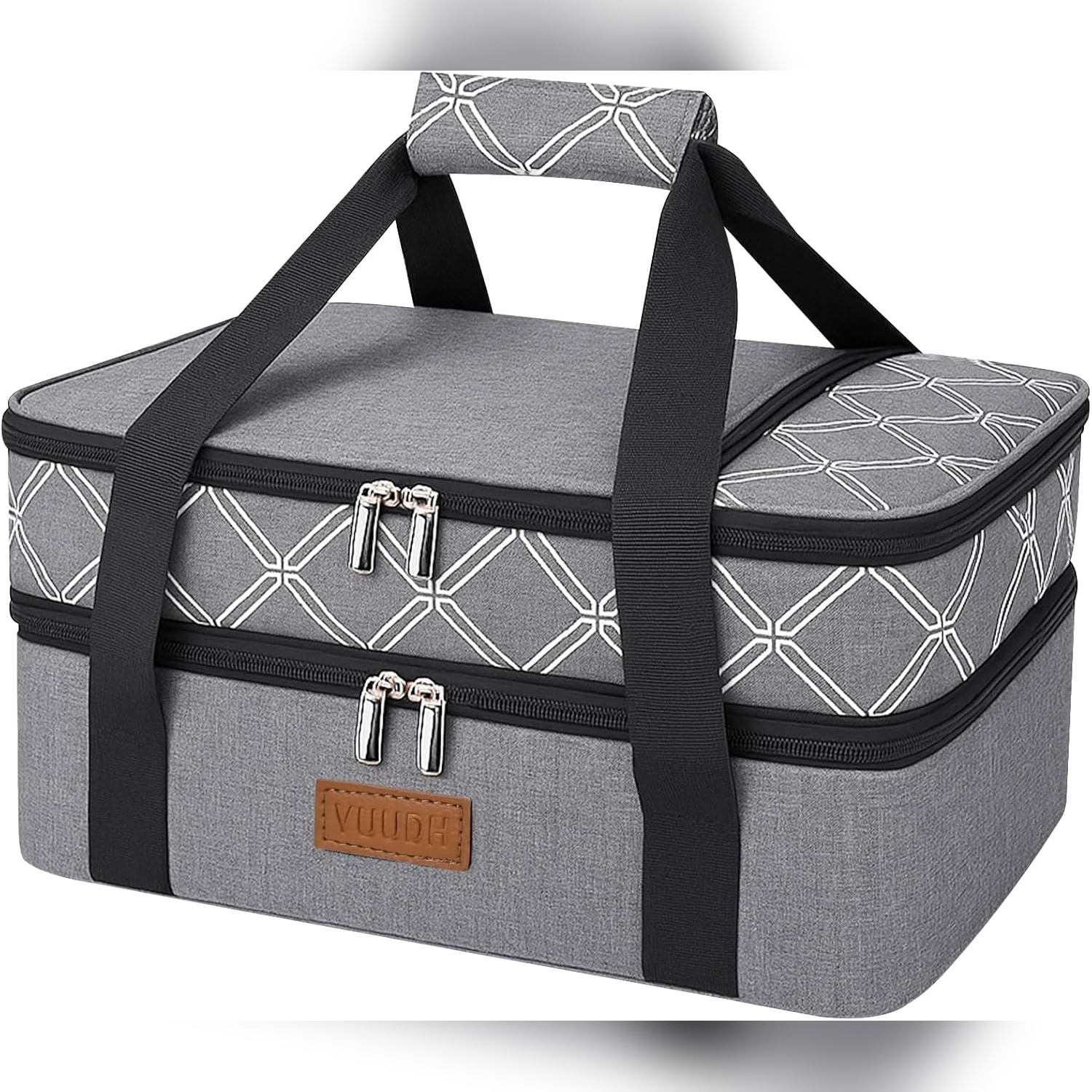 Bolso Térmico Doble Expandible 🍲 Porta Cazuelas Caliente/Frío 24.8L con Aislamiento Premium