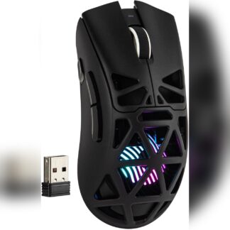 Mouse Gamer Inalambrico SC620 con RGB 12000 DPI y Triple Modo 🖱️🔥