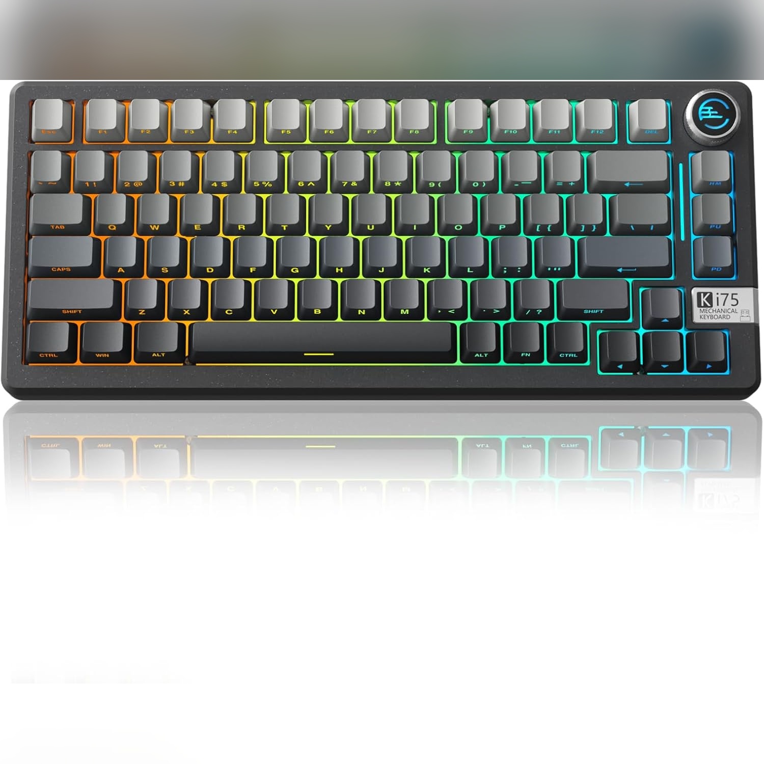 Teclado Mecánico Inalámbrico 75% KI75 con RGB, Knob y Hot-Swap 🔥⌨️