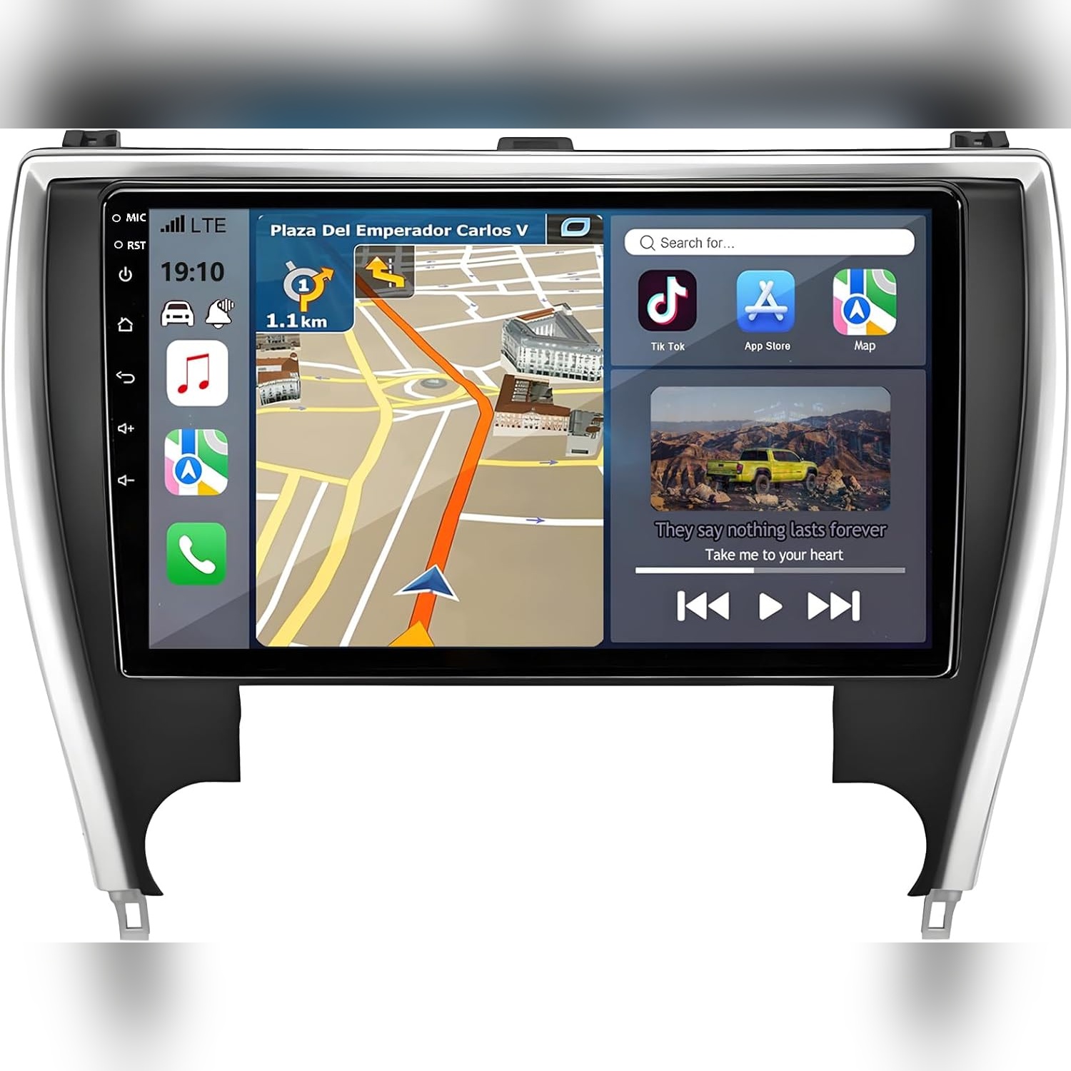 Pantalla Android 14 para Toyota Camry 2015–2017 con CarPlay y Android Auto inalámbricos 🚗📱