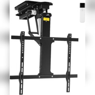 Soporte de Techo Eléctrico Motorizado Abatible y Giratorio para TV de 32 a 75 pulgadas 📺