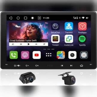 Radio Android Doble DIN 9 pulgadas con CarPlay y Android Auto inalámbrico 🚗📱