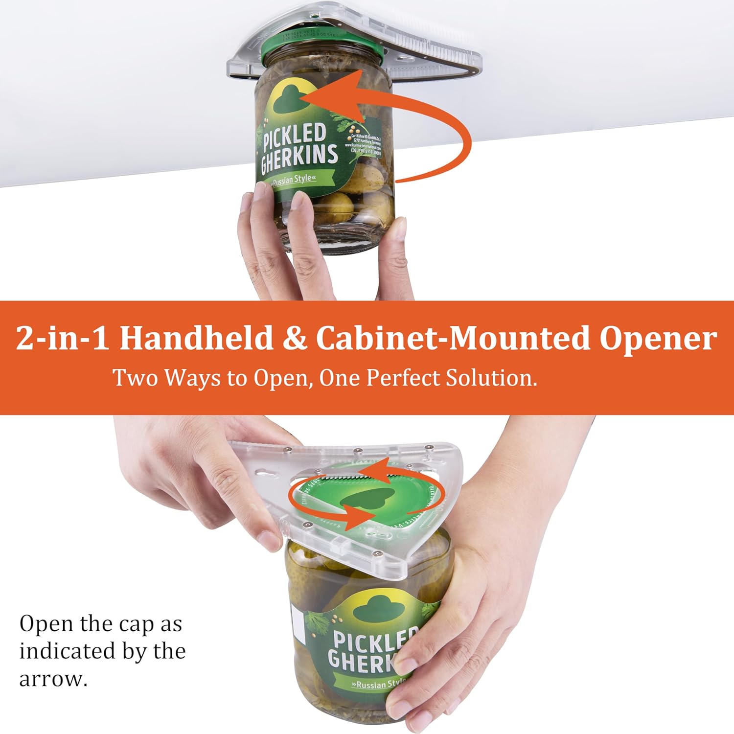 Abridor de frascos y botellas 2 en 1 para manos débiles y personas mayores 🫙💪 - Imagen 9