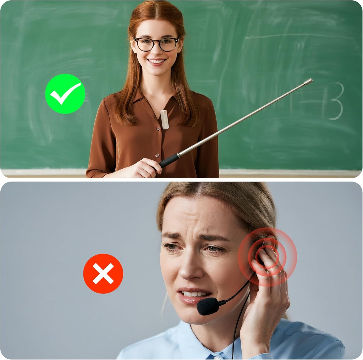 Amplificador de Voz Inalámbrico con 2 Micrófonos Lavalier Magnéticos y Estuche de Carga 🎤🔊 - Imagen 5