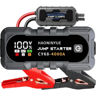 Arrancador de batería portátil 4000A para carro y camioneta con power bank y luz LED 🚗🔋