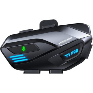 Auricular Bluetooth para casco de moto, 40 horas, impermeable IPX67, doble conexión, manos libres, cancelación de ruido, sonido HiFi 🎧