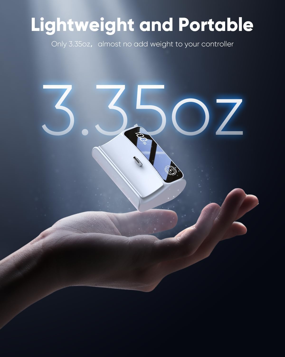 Batería recargable externa para control PS5 con pantalla LED (paquete de 2) 🎮🔋 - Imagen 3