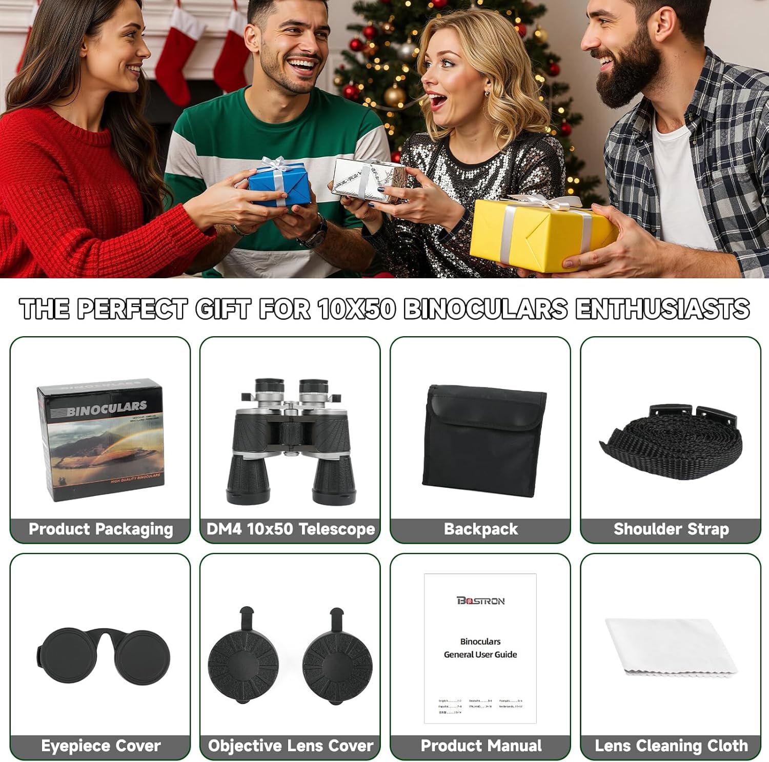 Binoculares 7x50 de Alta Potencia para Observación y Aventuras al Aire Libre 🔭 - Imagen 3