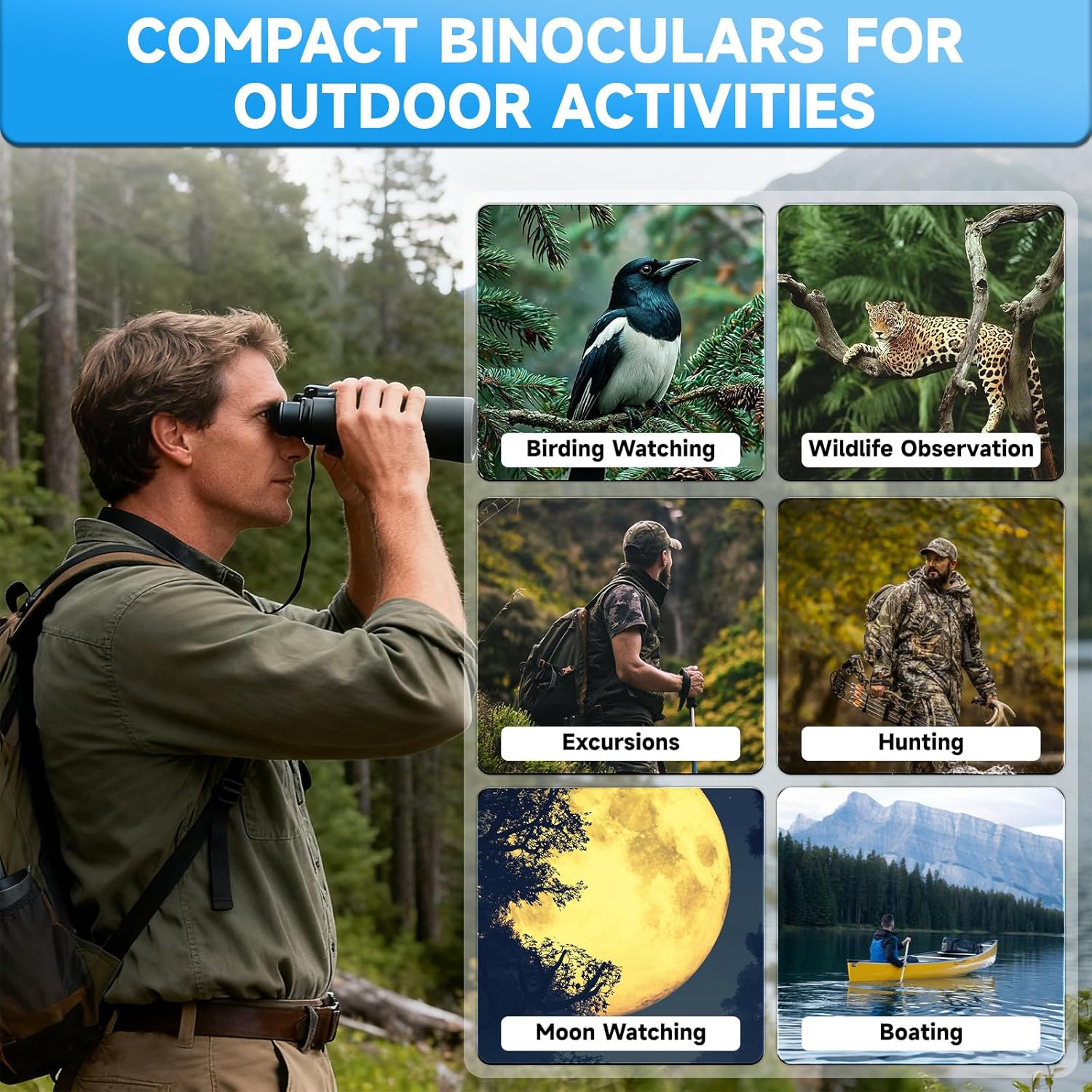 Binoculares 7x50 de Alta Potencia para Observación y Aventuras al Aire Libre 🔭 - Imagen 8