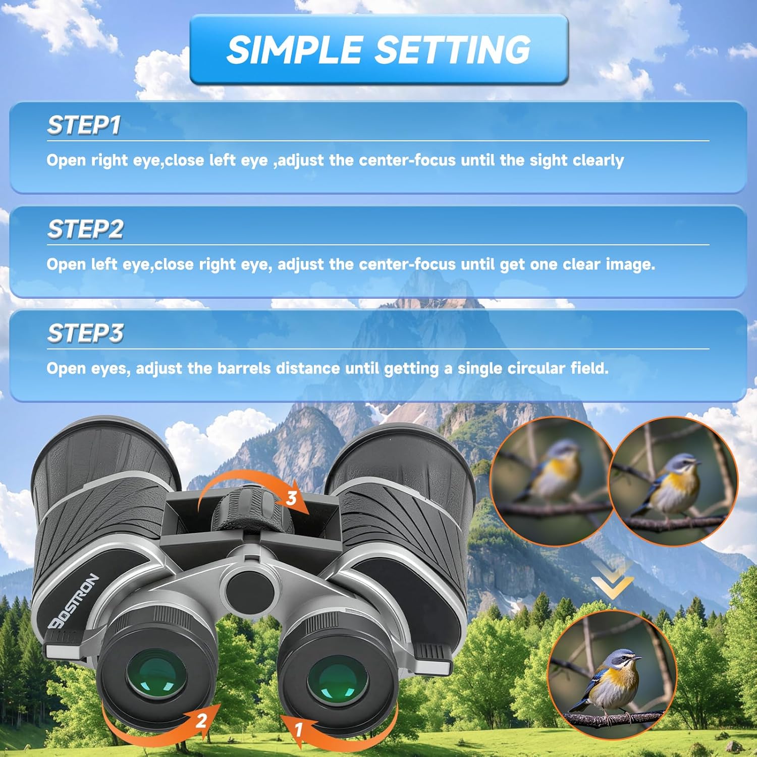 Binoculares 7x50 de Alta Potencia para Observación y Aventuras al Aire Libre 🔭 - Imagen 9