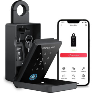 Caja de Seguridad Inteligente para Llaves con Huella, Código y App 🔐