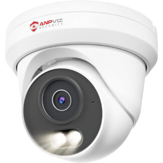 Cámara de Seguridad PoE 4K 8MP tipo domo para exterior con detección humana y visión nocturna a color 📷🌙