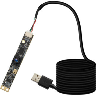 Cámara USB 8MP Ultra HD con Micrófono, Gran Angular 105° Plug & Play para PC, Raspberry Pi y 3D Printer