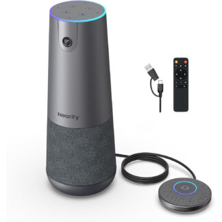 Cámara de Videoconferencia 4K 120° con Micrófono y Altavoz, Zoom 5X, Auto-Enfoque y Cancelación de Ruido 🎥🔊