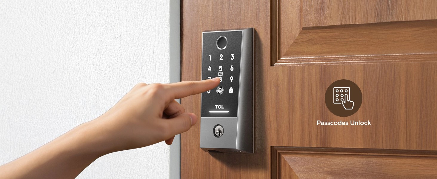 Cerradura Inteligente con Huella, Timbre y Control por App – Compatible con Alexa 🚪🔒📲 - Imagen 2