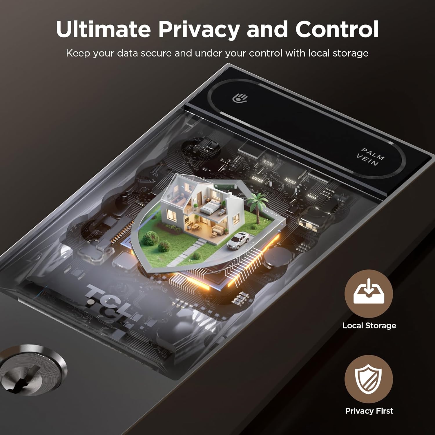 Cerradura Inteligente con Huella, Timbre y Control por App – Compatible con Alexa 🚪🔒📲 - Imagen 13