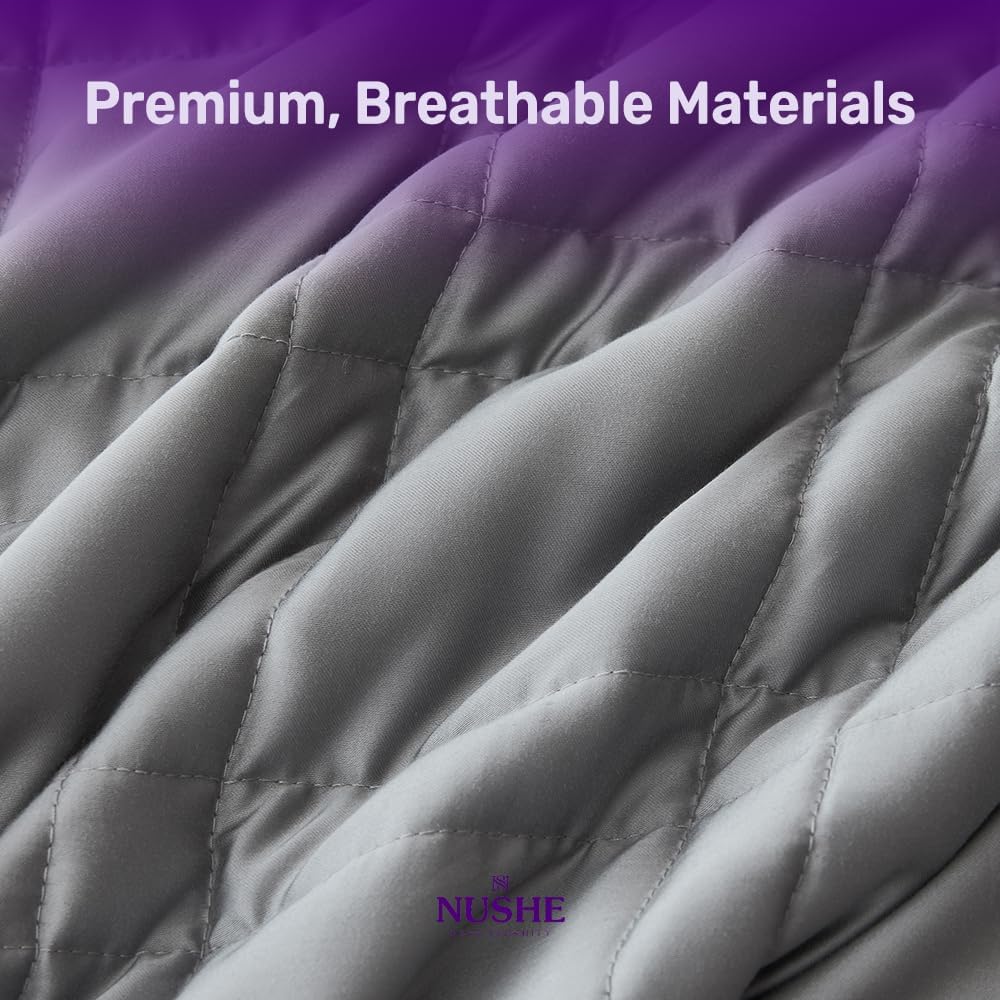 Cobija con peso de bambú para dormir mejor 💤🧺 - Imagen 3