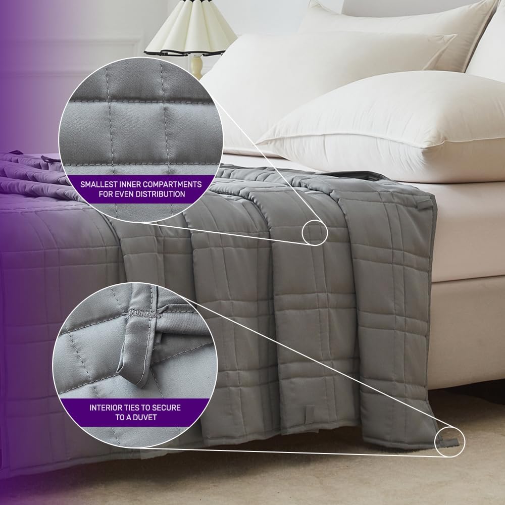 Cobija con peso de bambú para dormir mejor 💤🧺 - Imagen 4