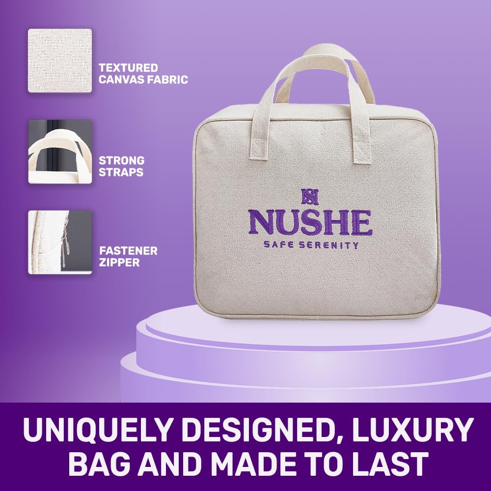 Cobija con peso de bambú para dormir mejor 💤🧺 - Imagen 5