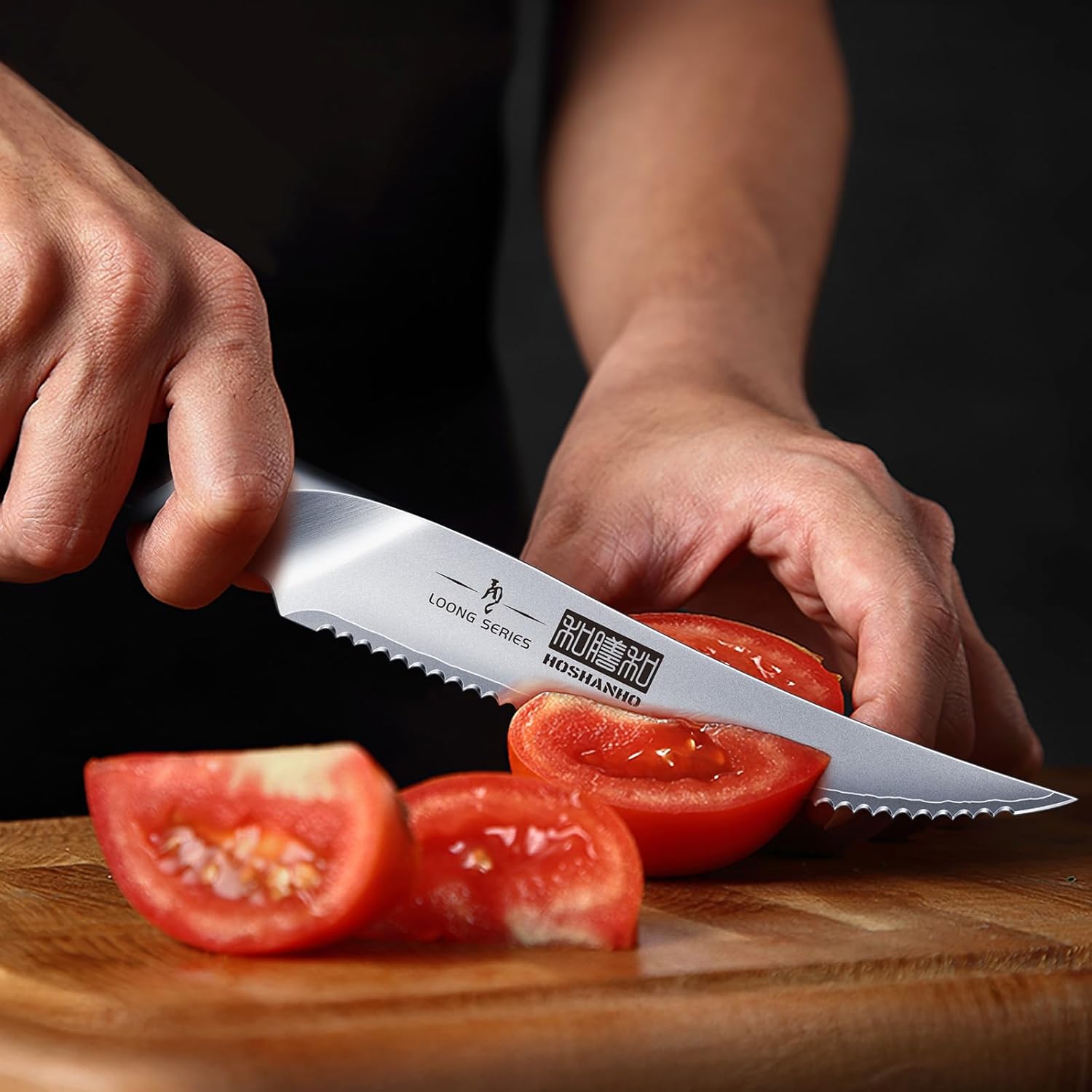 Cuchillo para Tomate Serrado 12.7 cm en Acero de Alto Carbono 🍅🔪 - Imagen 2