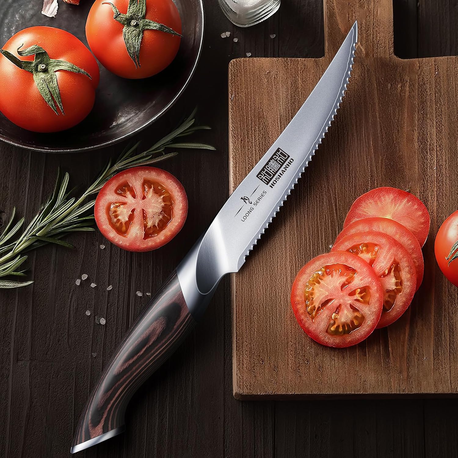 Cuchillo para Tomate Serrado 12.7 cm en Acero de Alto Carbono 🍅🔪 - Imagen 7