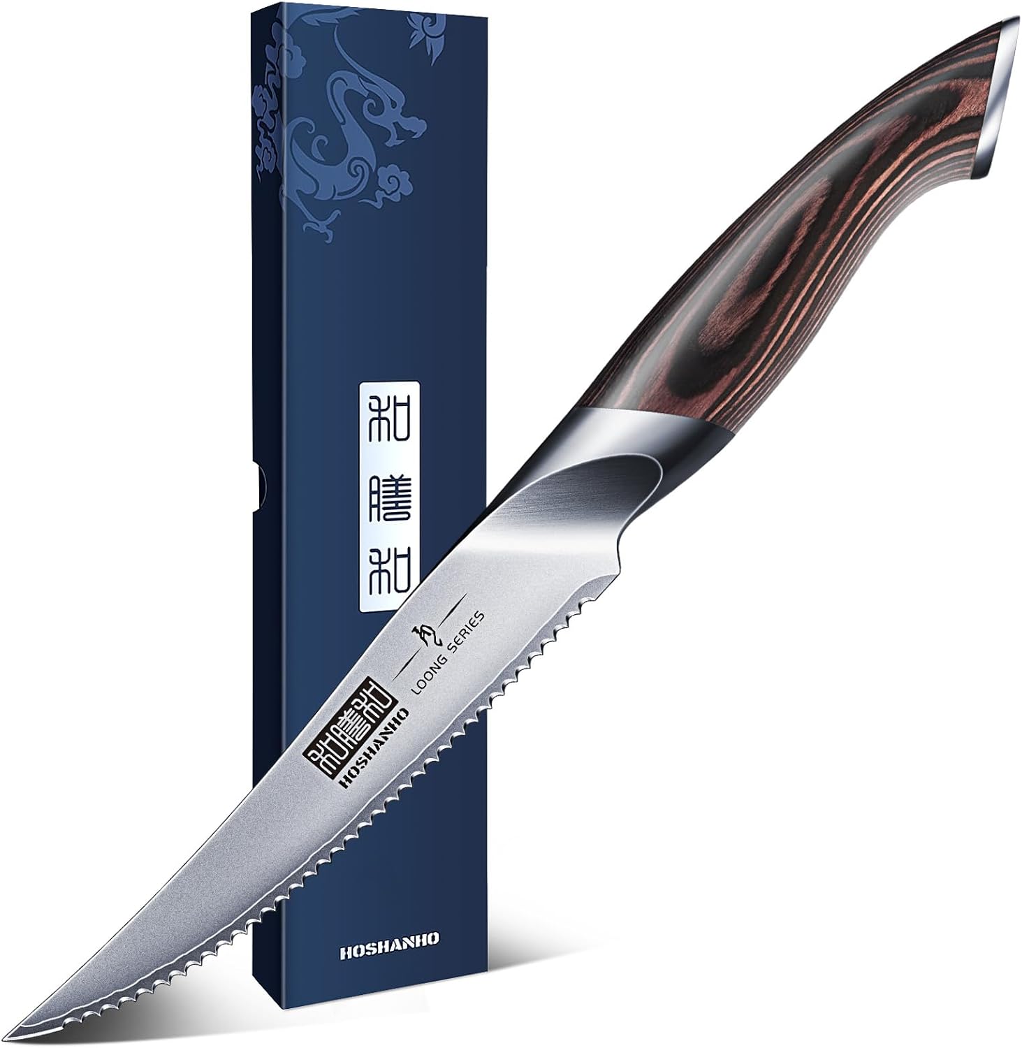 Cuchillo para Tomate Serrado 12.7 cm en Acero de Alto Carbono 🍅🔪