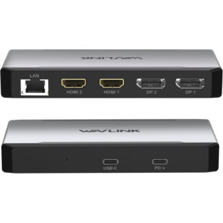 Docking Station USB C para 4 Monitores 4K con Ethernet 5G y Carga 100W 💻🖥️