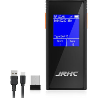 Escáner de Códigos de Barras Inalámbrico 1D/2D con Pantalla LCD 1.77 pulgadas y Receptor USB Plug & Play 📦