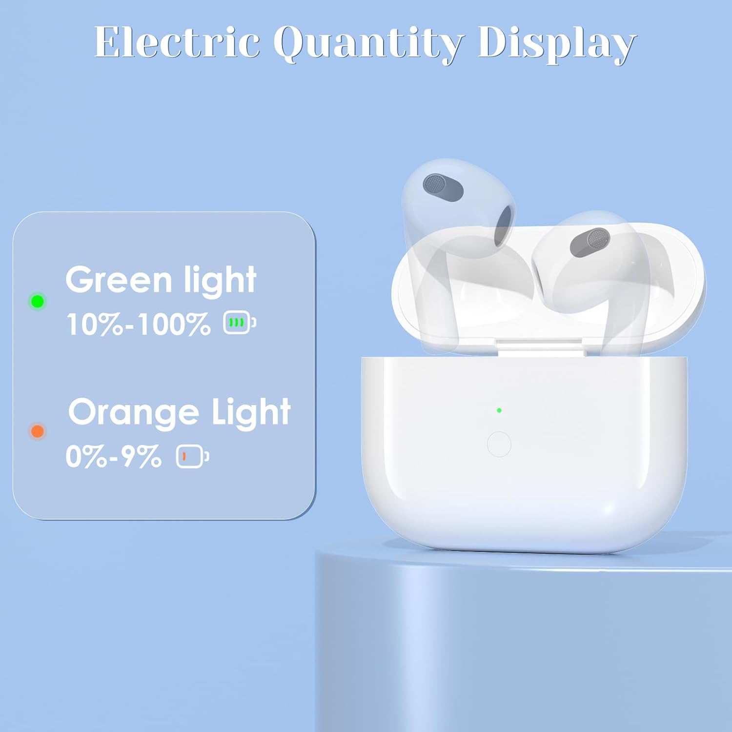 Estuche de Carga Inalámbrica para AirPods 3ra Generación 🔋 Bluetooth y Lightning - Imagen 7