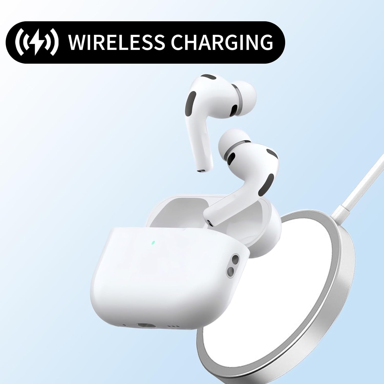 Estuche de Carga Repuesto para AirPods Pro 3, 680mAh, Bluetooth y Carga Inalámbrica ⚡ - Imagen 3