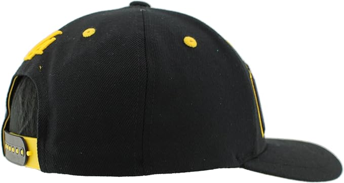 Gorra Snapback Ajustable Lakers Negra y Amarilla 🏀🧢 - Imagen 3