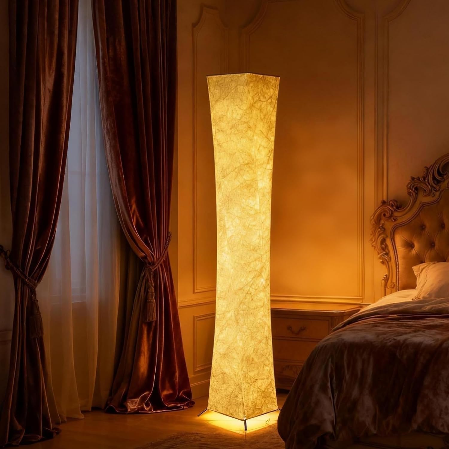 Lámpara de Piso Moderna con Control Remoto y Luz Suave LED 💡 - Imagen 5