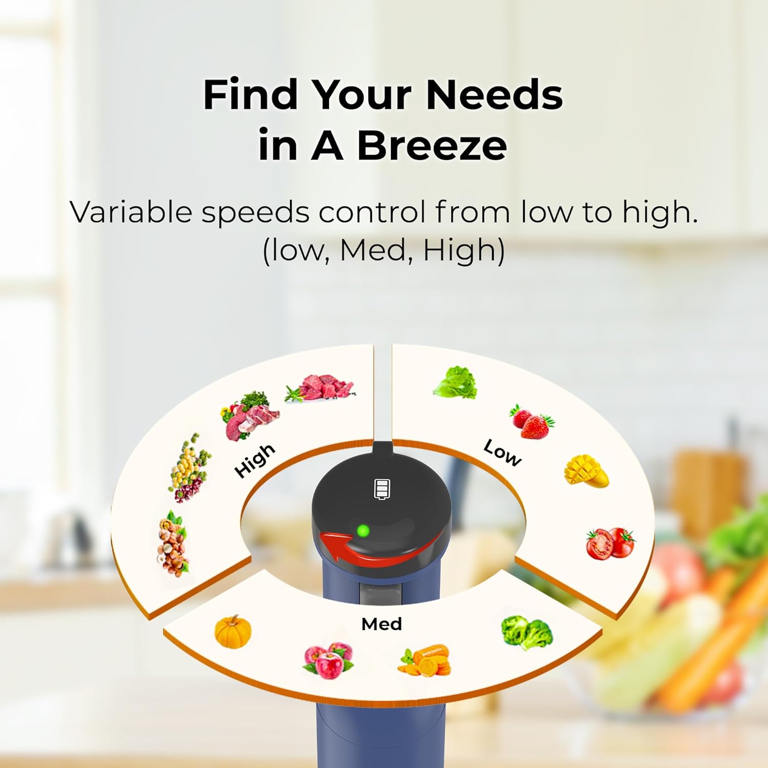 Licuadora de Mano Inalámbrica 6-en-1 Rosewill con Motor de Alta Potencia 🌀🔋 - Imagen 5
