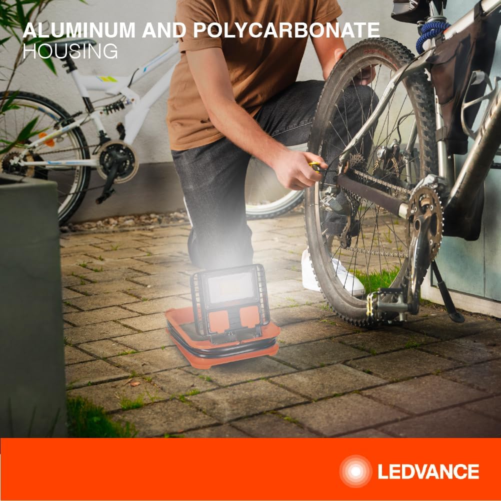 Luz de trabajo LEDVANCE 25W con USB integrado, 2500 lúmenes y soporte ajustable 🔧💡 - Imagen 6