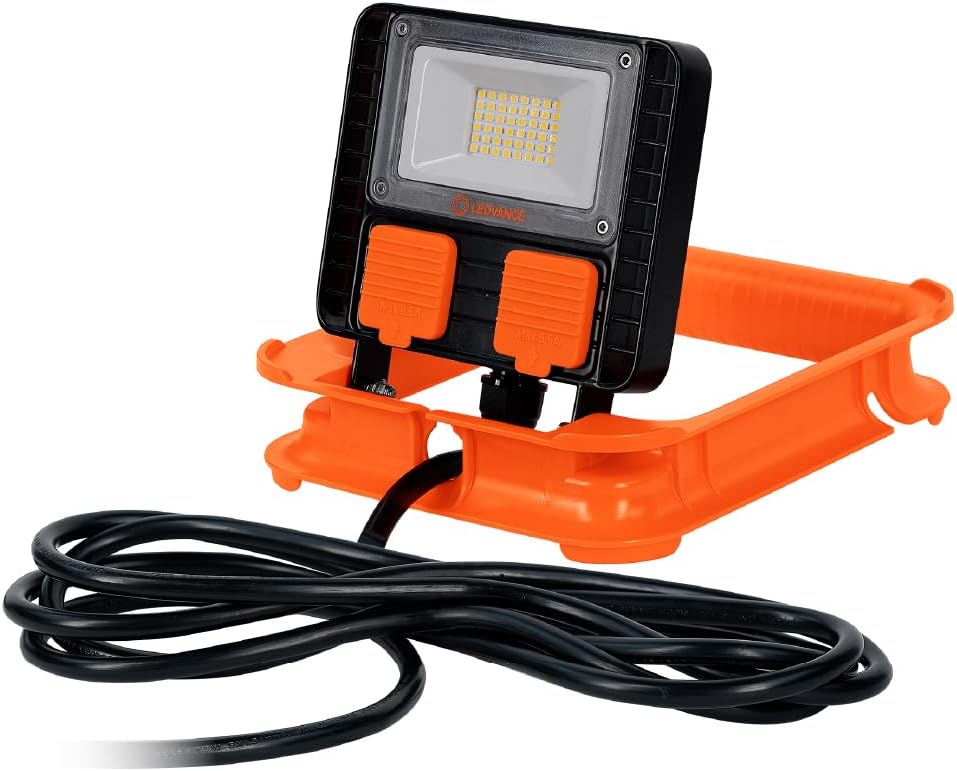 Luz de trabajo LEDVANCE 25W con USB integrado, 2500 lúmenes y soporte ajustable 🔧💡 - Imagen 9