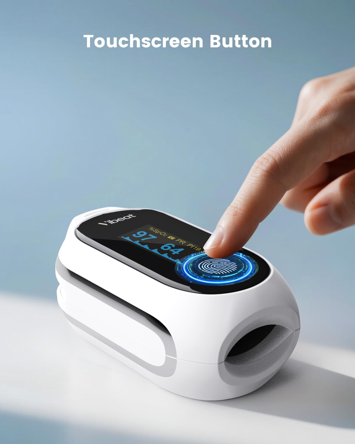 Oxímetro Recargable con Bluetooth Vibeat S6W – Monitor de Oxígeno y Pulso con App 📲💓 - Imagen 2