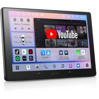 Pantalla Android 10.1 pulgadas QLED doble din con CarPlay, Android Auto, 4G, Wi-Fi, Bluetooth, GPS, HDMI, DSP y AI 🚗